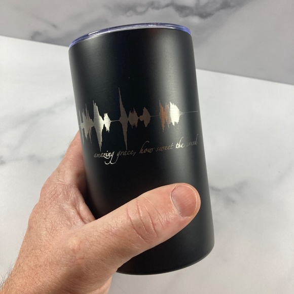 Amazing Grace, How Sweet The Sound Soundwave 12oz Tumbler - Picture 2 of 4